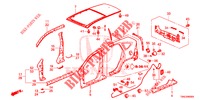 AUSSENBLECHE/DACHPLATTE  für Honda CR-V 2.0 EXCLUSIVE L 5 Türen 5 gang automatikgetriebe 2015