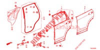 TUERBLECHE, HINTEN(4D)  für Honda CR-V 2.0 EXCLUSIVE L 5 Türen 5 gang automatikgetriebe 2015
