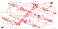 ANTRIEBSWELLE, VORNE/HALBWELLE (2.0L) für Honda CR-V 2.0 S 5 Türen 6 gang-Schaltgetriebe 2015