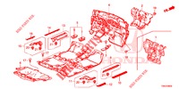 BODENMATTE/ISOLATOR (3) für Honda CR-V 2.0 S 5 Türen 6 gang-Schaltgetriebe 2015