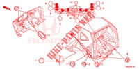 GUMMITUELLE (ARRIERE) für Honda CR-V 2.0 S 5 Türen 6 gang-Schaltgetriebe 2015