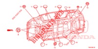 GUMMITUELLE (INFERIEUR) für Honda CR-V 2.0 S 5 Türen 6 gang-Schaltgetriebe 2015