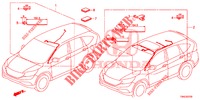 KABELBAUM (LH) (4) für Honda CR-V 2.0 S 5 Türen 6 gang-Schaltgetriebe 2015