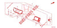 MITTLERES DISPLAY (LH) für Honda CR-V 2.0 S 5 Türen 6 gang-Schaltgetriebe 2015