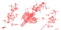 MOTORBEFESTIGUNGEN (2.0L) (MT) für Honda CR-V 2.0 S 5 Türen 6 gang-Schaltgetriebe 2015