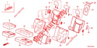 RUECKSITZ/SITZGURT,(2D)  für Honda CR-V 2.0 S 5 Türen 6 gang-Schaltgetriebe 2015