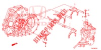 SCHALTGABEL/SCHALTHEBELHALTERUNG (6MT)  für Honda CR-V 2.0 S 5 Türen 6 gang-Schaltgetriebe 2015