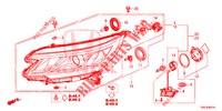 SCHEINWERFER (2) für Honda CR-V 2.0 S 5 Türen 6 gang-Schaltgetriebe 2015