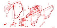 TUERBLECHE, HINTEN(4D)  für Honda CR-V 2.0 S 5 Türen 6 gang-Schaltgetriebe 2015
