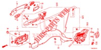 TUERSCHLOESSER, HINTEN/AEUSSERER GRIFF  für Honda CR-V 2.0 S 5 Türen 6 gang-Schaltgetriebe 2015