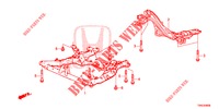 VORDERER HILFSRAHMEN/HINTERER TRAEGER  für Honda CR-V 2.0 S 5 Türen 6 gang-Schaltgetriebe 2015
