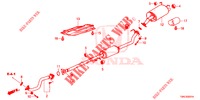 AUSPUFFROHR/SCHALLDAEMPFER (2.0L) für Honda CR-V 2.0 S 5 Türen 5 gang automatikgetriebe 2015
