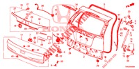 HECKKLAPPENPLATTE(2D)  für Honda CR-V 2.0 S 5 Türen 5 gang automatikgetriebe 2015