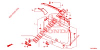 HECKKLAPPENVERKLEIDUNG/ TAFELVERKLEIDUNG, HINTEN(2D)  für Honda CR-V 2.0 S 5 Türen 5 gang automatikgetriebe 2015