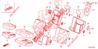 RUECKSITZ/SITZGURT,(2D)  für Honda CR-V 2.0 S 5 Türen 5 gang automatikgetriebe 2015