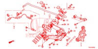 UNTERER ARM, HINTEN/FUEHRUNGSARM  für Honda CR-V 2.0 S 5 Türen 5 gang automatikgetriebe 2015