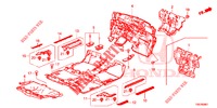 BODENMATTE/ISOLATOR (2) für Honda CR-V 2.0 COMFORT 5 Türen 6 gang-Schaltgetriebe 2016