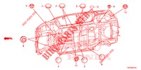 GUMMITUELLE (INFERIEUR) für Honda CR-V 2.0 COMFORT 5 Türen 6 gang-Schaltgetriebe 2016