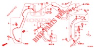 KLIMAANLAGE (FLEXIBLES/TUYAUX) (LH) (3) für Honda CR-V 2.0 COMFORT 5 Türen 6 gang-Schaltgetriebe 2016
