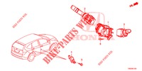KOMBISCHALTER  für Honda CR-V 2.0 COMFORT 5 Türen 6 gang-Schaltgetriebe 2016