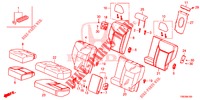 RUECKSITZ/SITZGURT,(2D)  für Honda CR-V 2.0 COMFORT 5 Türen 6 gang-Schaltgetriebe 2016