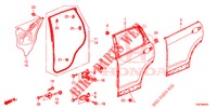 TUERBLECHE, HINTEN(4D)  für Honda CR-V 2.0 COMFORT 5 Türen 6 gang-Schaltgetriebe 2016