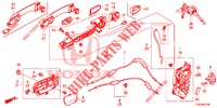 TUERSCHLOESSER, VORNE/AEUSSERER GRIFF  für Honda CR-V 2.0 COMFORT 5 Türen 6 gang-Schaltgetriebe 2016