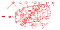 GUMMITUELLE (INFERIEUR) für Honda CR-V 2.0 COMFORT 5 Türen 5 gang automatikgetriebe 2016