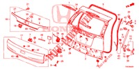 HECKKLAPPENPLATTE(2D)  für Honda CR-V 2.0 COMFORT 5 Türen 5 gang automatikgetriebe 2016