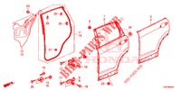 TUERBLECHE, HINTEN(4D)  für Honda CR-V 2.0 COMFORT 5 Türen 5 gang automatikgetriebe 2016