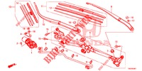 WINDSCHUTZSCHEIBENWISCHER (LH) (2) für Honda CR-V 2.0 COMFORT 5 Türen 5 gang automatikgetriebe 2016