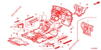 BODENMATTE/ISOLATOR  für Honda CR-V 2.0 COMFORT 5 Türen 6 gang-Schaltgetriebe 2017