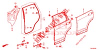 TUERBLECHE, HINTEN(4D)  für Honda CR-V 2.0 COMFORT 5 Türen 6 gang-Schaltgetriebe 2017