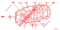 GUMMITUELLE (INFERIEUR) für Honda CR-V 2.0 COMFORT 5 Türen 9 gang automatikgetriebe 2017