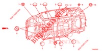 GUMMITUELLE (INFERIEUR) für Honda CR-V 2.0 ELEGANCE 5 Türen 5 gang automatikgetriebe 2017