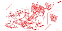 BODENMATTE/ISOLATOR  für Honda CR-V 2.0 ELEGANCE 5 Türen 6 gang-Schaltgetriebe 2017