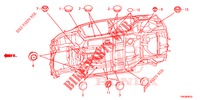 GUMMITUELLE (INFERIEUR) für Honda CR-V 2.0 ELEGANCE 5 Türen 6 gang-Schaltgetriebe 2017