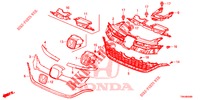 GRILL, VORNE/ZIERLEISTE  für Honda CR-V 2.0 ELEGANCE L 5 Türen 6 gang-Schaltgetriebe 2017