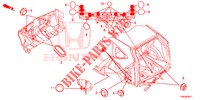 GUMMITUELLE (ARRIERE) für Honda CR-V 2.0 ELEGANCE L 5 Türen 6 gang-Schaltgetriebe 2017