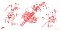 MOTORBEFESTIGUNGEN (2.0L) (MT) für Honda CR-V 2.0 ELEGANCE L 5 Türen 6 gang-Schaltgetriebe 2017