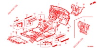 BODENMATTE/ISOLATOR  für Honda CR-V 2.0 ELEGANCE L 5 Türen 5 gang automatikgetriebe 2017