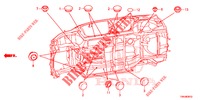 GUMMITUELLE (INFERIEUR) für Honda CR-V 2.0 ELEGANCE L 5 Türen 5 gang automatikgetriebe 2017