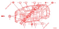 GUMMITUELLE (INFERIEUR) für Honda CR-V 2.0 EXCLUSIVE NAVI 5 Türen 6 gang-Schaltgetriebe 2017