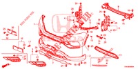 VORDERE STOSSFAENGER  für Honda CR-V 2.0 EXCLUSIVE NAVI 5 Türen 6 gang-Schaltgetriebe 2017