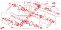 ANTRIEBSWELLE, VORNE/HALBWELLE (2.0L) für Honda CR-V 2.0 S 5 Türen 6 gang-Schaltgetriebe 2017