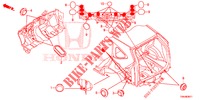 GUMMITUELLE (ARRIERE) für Honda CR-V 2.0 S 5 Türen 6 gang-Schaltgetriebe 2017