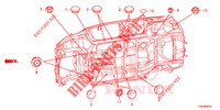GUMMITUELLE (INFERIEUR) für Honda CR-V 2.0 S 5 Türen 6 gang-Schaltgetriebe 2017