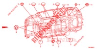 GUMMITUELLE (INFERIEUR) für Honda CR-V 2.0 S 5 Türen 5 gang automatikgetriebe 2017