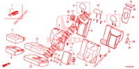 RUECKSITZ/SITZGURT,(2D)  für Honda CR-V 2.0 S 5 Türen 5 gang automatikgetriebe 2017