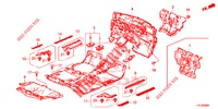 BODENMATTE/ISOLATOR  für Honda CR-V 2.0 COMFORT 5 Türen 6 gang-Schaltgetriebe 2018